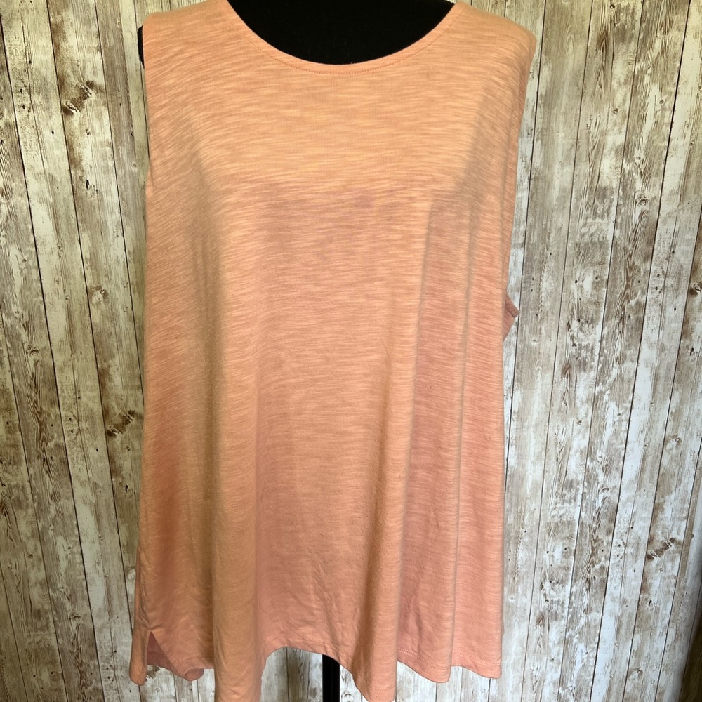CJ Banks Pink Relaxed Tank Top